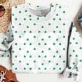 thumbnail image 1 of Xuyuer St. Patrick's Day Sweatshirts for Women Shamrock Shirt Clover Printed Irish Gift Casual Loose Long Sleeve Fit Tops, 1 of 7