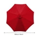 thumbnail image 4 of Toldo de Paraguas Ygjytge de Poliéster Rojo 3M 8Bones, 4 of 9