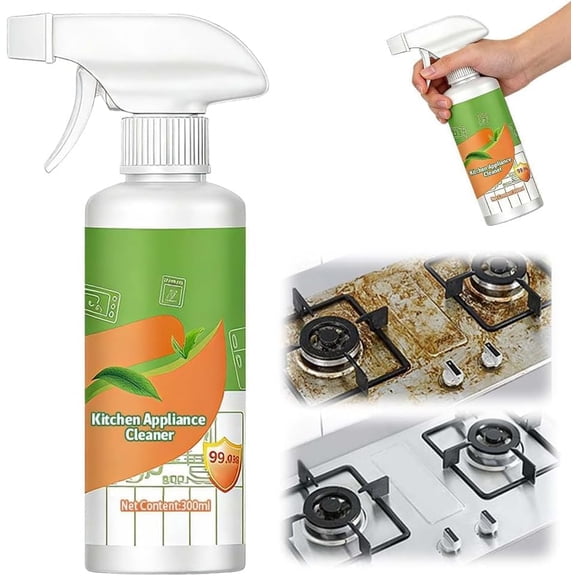2026 new Electrolyzed Ion Kitchen Cleaner Spray,10.14oz Fly Cleanse Natural Formula to Household Appliances,Kitchen Appliance Cleaner,For Hold,Oven,Stove,Range Hood(1pcs)