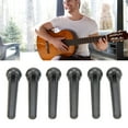 thumbnail image 4 of Juego De Pines Para Puente De Guitarra, Juego De Pines Para Puente De Guitarra Estable Negro, Decorativos De Plástico, 6 Piezas Para Mantenimiento ANGGREK Instrumentos, 4 of 8