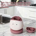thumbnail image 6 of JHIALG Dish Brush with Soap Dispenser, Automatic Liquid Dishwashing Brushes Sink For Dishes Cleaning, Pots Pans Scrub Brush, 6 of 7