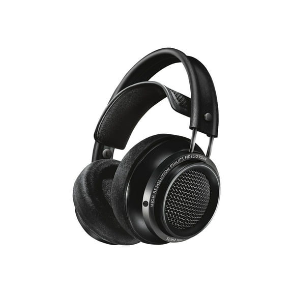 Philips Fidelio X2HR On Ear Wired Headphones High-Resolution Audio, Black