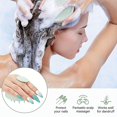thumbnail image 2 of Scalp Massager Shampoo Brush, Eco-friendly Wheat Straw Body With Soft Silicone Bristles, Hair Scalp Scrubber, Scalp Exfoliator | Dandruff Removal, For Men, Women, 2 of 4