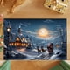 thumbnail image 4 of Tapete Navideño para Entrada | Tapete Absorbente y Antideslizante para El Hogar | Tapete Antimanchas | Tapete Antideslizante para Baño | 40 X 60 Cm | Poliéster Blanco | 0,2 Kg | 40,6 X 61 Cm | 1 Tape, 4 of 6