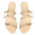 thumbnail image 2 of Anuirheih Slip on Sandals Women,Summer Women's Sandals Flat Slippers Fashion Casual Outdoor Slippers(Beige), 2 of 3