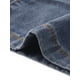 thumbnail image 5 of Jeans de pierna ancha para mujer INSPIRE CHIC con cintura elástica y cordón, pantalones de mezclilla casuales con bolsillos, gris azul XS, 5 of 6