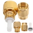TUIBELYN Brass Faucet Adapter for Sink, Shower, Garden Hose
