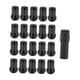thumbnail image 2 of 20 tuercas de rueda M12 con casquillo, piezas de reparación profesionales, extremo abierto Negro M12x1.5, 2 of 9