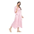 thumbnail image 4 of Oussum Womens Kaftans Satin Long Maxi Dress for Women Adjustable Size Caftans Plus Size Nightwear Evening Gown Beachwear Casual Dresses Online, 4 of 8