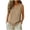 Khaki, variant on idosla Cotton Linen Tank Tops for Womens Comfy Lounge Wear Summer Sleeveless Crewneck Shirt Casual Blouse Loose Fit Cami (Khaki, S)
