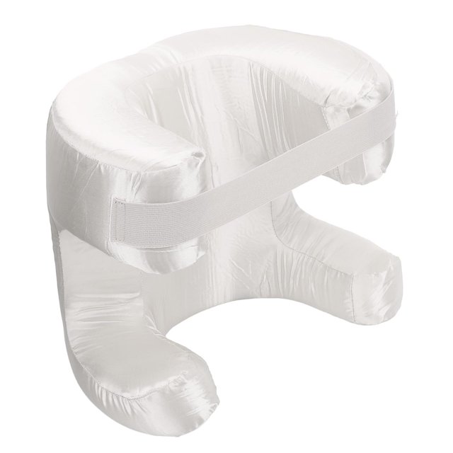 Amortiguación Suave Ergonómica de la Almohada de la Belleza de la Tela de Seda de la Espuma de Memoria para los Durmientes Boca Arriba Almohada Facial Almohada de Belleza Almohada Facial para Dormir