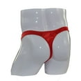 thumbnail image 3 of BKQCNKM Thongs Crotchless Panties underwear Panties Men's Comfortable Satin Underwear Men's Underwear Panties Red One Size, 3 of 3