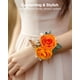thumbnail image 4 of Flores artificiales InnoGear 100 unidades de rosas de espuma naranja de 8 cm, 4 of 7
