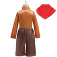 thumbnail image 2 of Kids Antonio Encanto Costume Madriga Cosplay Costume Brown Halloween Dress up for Kids, 2 of 5