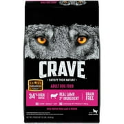 Crave Satisfy Their Nature Adult Dog Food Lamb & Venison -- 22 Lb