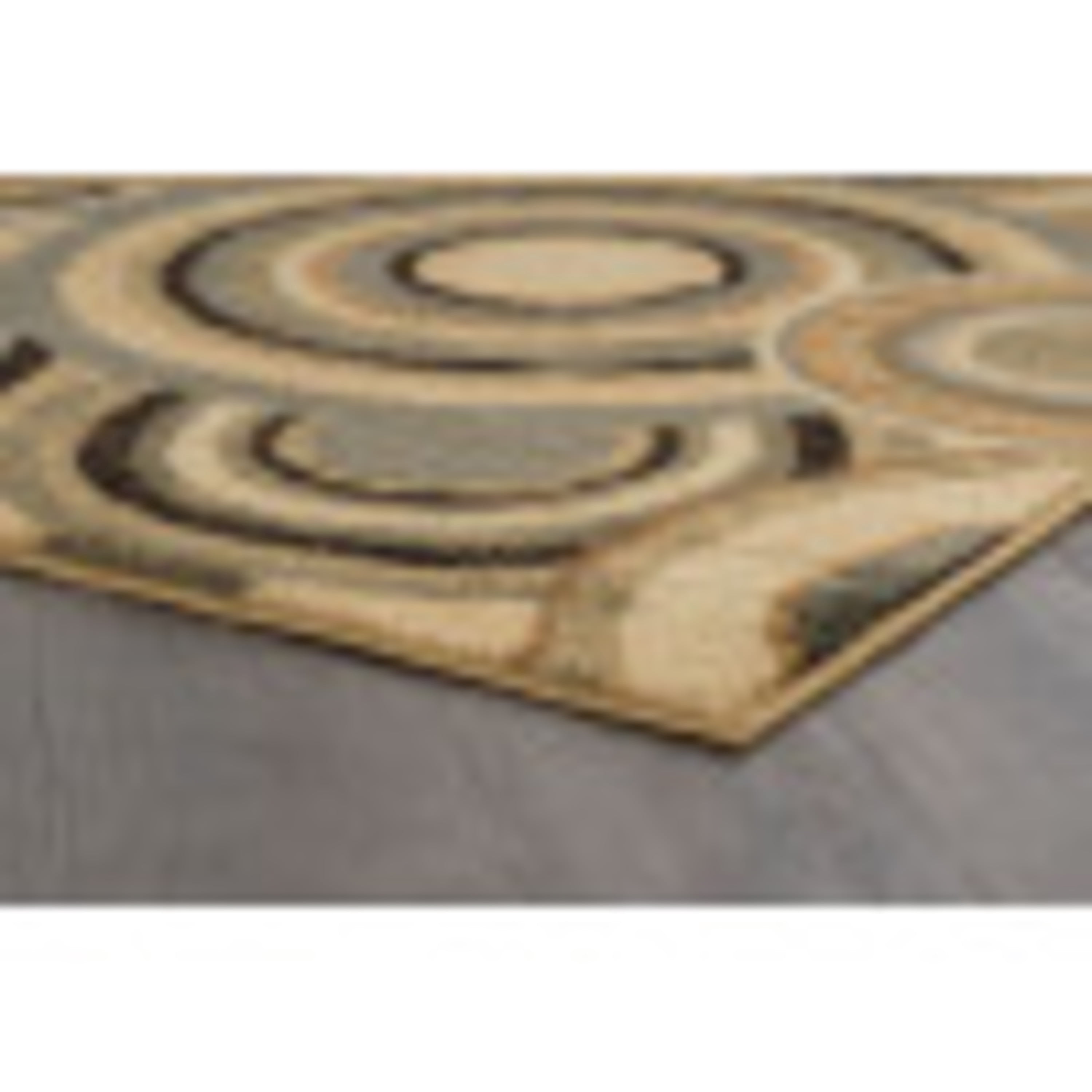 Elegance Contemporary 9' x 12.6' Multi-Color Polypropylene Indoor Area Rug