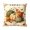 B004- Style E, variant on Halloween Pillow Cover, Fall Throw Pillow, Farmhouse Fall Decor, Halloween Home Decor, 1 Piece 18X18 Inch Soft Short Plush Pillow Cover, Single-Sided Retro Vintage Harvest Pumpkin