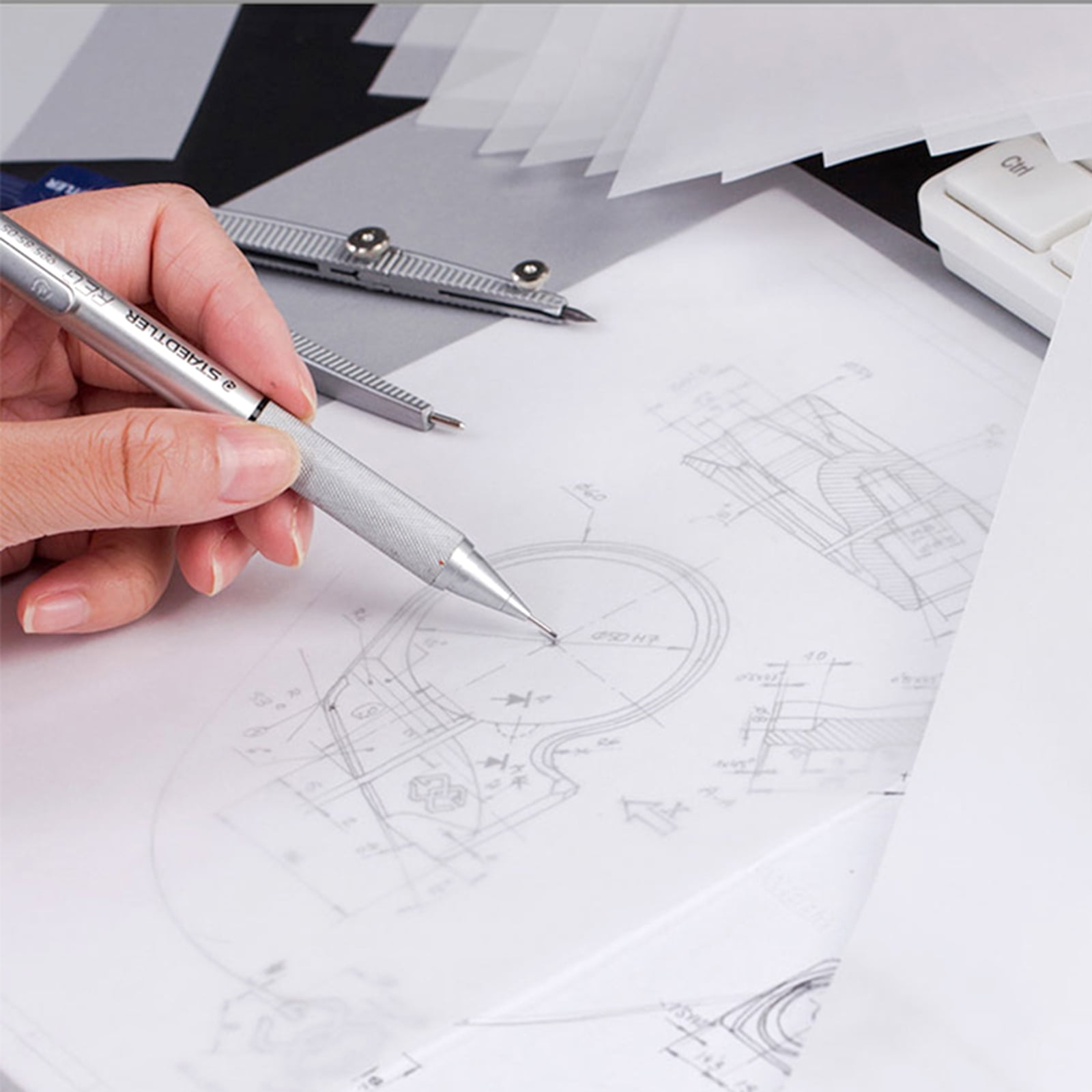 190 Sheets Tracing Paper, 8.5 x 11 inches Artists Tracing Paper Pad White Trace Paper Translucent Clear Paper for Sketching Tracing Drawing Animation