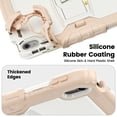 thumbnail image 6 of for iPad (A16)11th /10th Generation 11/10.9 inch 2025/2022 Case, 3in1 Heavy Duty Shockproof Tablet Case with Stand, Shoulder Strap, Cream Rose Gold, 6 of 7