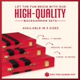 thumbnail image 3 of Set de backgammon Get The Games Out Top Classic con Guide Red, 3 of 8