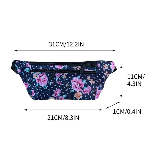 Sac Banane Mode Hommes et Femmes Grande Capacité Sac Messager Sac Banane pour Téléphone Portable
