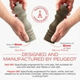 thumbnail image 3 of Peugeot Paris u'Select 7-inch Salt & Pepper Mill Set - Manual Mills with Adjustable Precision Grinding - Kitchen Seasoning Tools, Stainless Steel & Beechwood - NEW 2024 Color (Ash/Mocha), 3 of 7