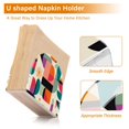 thumbnail image 5 of Yayeee Napkin Holder for Table Kitchen Paper Tissue Organization, Beige Abstract, 5 of 8