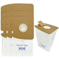 10 Pack MM Vacuum Bags for Sanitaire S3680 & SC3680 Canister Vacuums & Eureka Mighty Mite 3670 3680 4100 4300 5180 Series Canisters, Model 60297A, 60295A, 60295B, 60295C, 60296C, 63253A