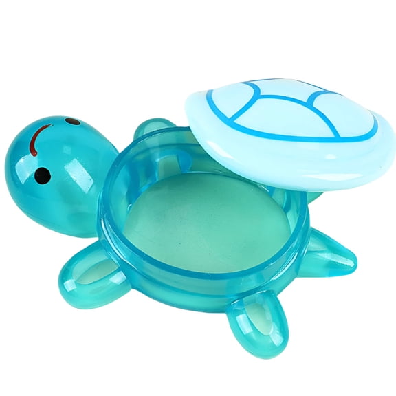 ACDANC Luminous Candy Dish Bowl with Lid Ornament Decorations Glow in the Dark Turtle Candy Basket for Home Office Wedding Desktop Candy Container Storage Blue