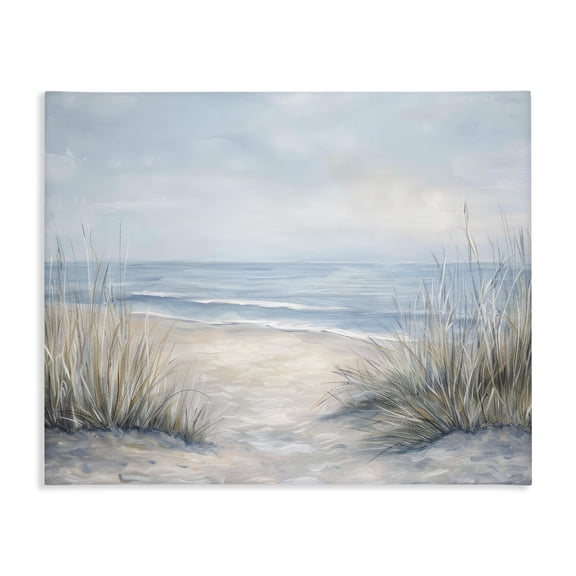 Stupell Industries Coastal To The Beach Tranquil Landscape Canvas Art, 20 x 16, by Petals Prints Design