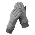 thumbnail image 1 of Guantes de esquí de invierno para hombres y mujeres, para exteriores, con pantalla táctil, cálidos, forrados de vellón, gruesos, impermeables y antideslizantes, 1 of 6