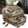 thumbnail image 2 of Riñonera de nailon duradera con sistema Molle antidesgaste, bolsa de camuflaje para deportes al aire libre, 2 of 8