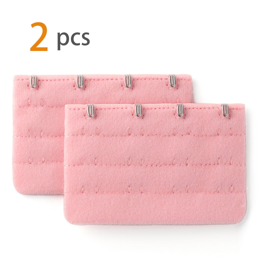 Unique Bargains Ladie's Bra Extender Strap Band Extension 3 Rows 4 Hooks