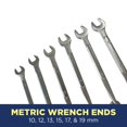 thumbnail image 4 of EZ Travel Collection Flex Socket (6pc) 6 Point Wrench Set With Flexible Heads and Open Ends, 4 of 4