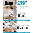 thumbnail image 5 of ULTRARM Heavy Duty Single Monitor Arm Mount for Ultrawide Monitors up to 57", 44 lbs, White, 5 of 8