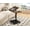 Walnut color, variant on C Shaped Side Table, 180° Swivel & Adjustable Height Laptop Desk with 360° Wheels, Adjustable Couch Table that Slides Under Sofa, for Sofa Bed Bathtub, Mobile End Table for Living Room Bedroom