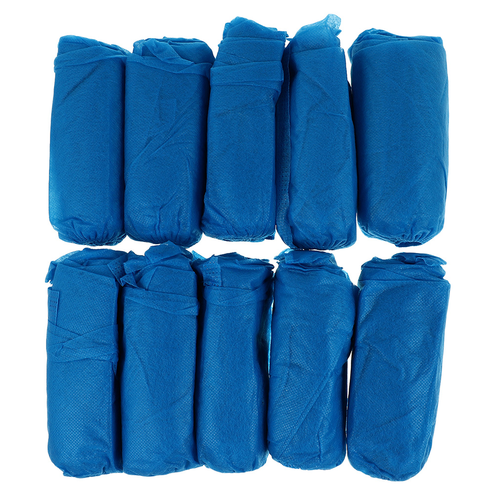 NUOLUX 50pcs Disposable Shoe Covers Indoor Shoe Covers Boot Covers for