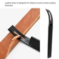 thumbnail image 3 of fashionhome Leather Skiver Stable Performance Edge Beveler Alloy Handmade Leathercraft Tools Skiving Machine for Home Using black 1Set, 3 of 6