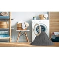 thumbnail image 2 of Ahgly Company Machine Washable Indoor Round Transitional Gunmetal Gray Area Rugs, 3' Round, 2 of 7