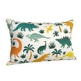 thumbnail image 2 of Kll Dinosaurs And Tropical Leaves Pillow Covers Envelope Closure,Super Soft And Cozy Fuzzy Fleece Pillow Case Cover 20"X30", 2 of 8