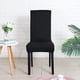 thumbnail image 2 of Nvzi Chair Covers for Dining Room Set of 6 Pack Stretch Black Chair Slipcovers for Parson Chairs 6 Pieces Washable Removable, 2 of 4