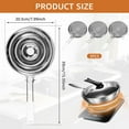 thumbnail image 2 of POINTERTECK Stainless Steel Heat Diffuser with Handle Even Heat Flame Reducer Simmer Plate Flame Guard for Gas Top and Electric Stove, 2 of 10
