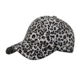 thumbnail image 2 of Babaley Unisex Baseball Cap Leopard Print Stylish Breathable Comfort Adjustable Beach Sun Hat, 2 of 2