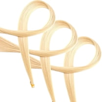 3Pcs Violin Bow Hair Replacement Kit 29.2 Inch Fiddle Rehair Tools Musical Horse Hair, White