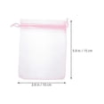 thumbnail image 2 of 100pcs Organza Drawstring Gift Bags Baby Shower Candies Bags Delicate Party Treats Pouches, 2 of 5