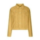 thumbnail image 3 of Chaquetas y abrigos de mezclilla sin capucha de manga larga para mujer Chaqueta de mezclilla Cárdigan de manga larga Abrigo con bolsillo Tops Chaqueta de algodón lavado para mujer, 3 of 5