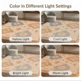 thumbnail image 7 of ODIKA 9'x12' Washable Area Rug Non-Slip, Chair-Friendly Muted Earth Tones Geometric Design Intricate Southwestern Motif with Borders for Dining Room, Basement, Large Office, 7 of 7