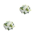 thumbnail image 4 of Justharion 1/2/3/5 Exquisite Simplicity Fake Flower Ball Arrangement Bouquet For Minimalist Décor white 2PCS, 4 of 6
