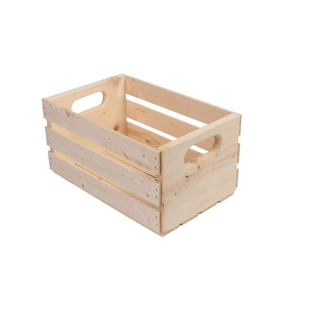 Caisse de rangement coloris bois | Paniers / Boîtes de rangement | Pier Import