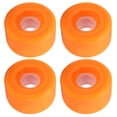 thumbnail image 4 of Ruedas de longboard naranjas de alta densidad de 70 x 42 mm, dureza de 80 A para una conducción suave, juego de reemplazo perfecto para patinetas, 4 of 8